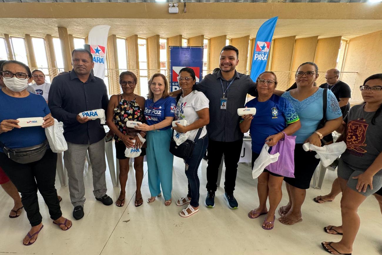 Ação do Programa 'Governo do Pará nos Bairros', a entrega de óculos vai beneficiar na quinta-feira (29) moradores do Guamá